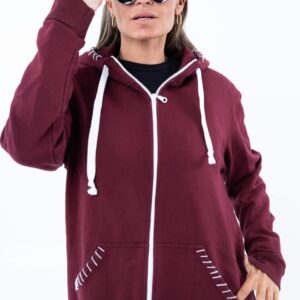 Hoody knitted Red Cherry
